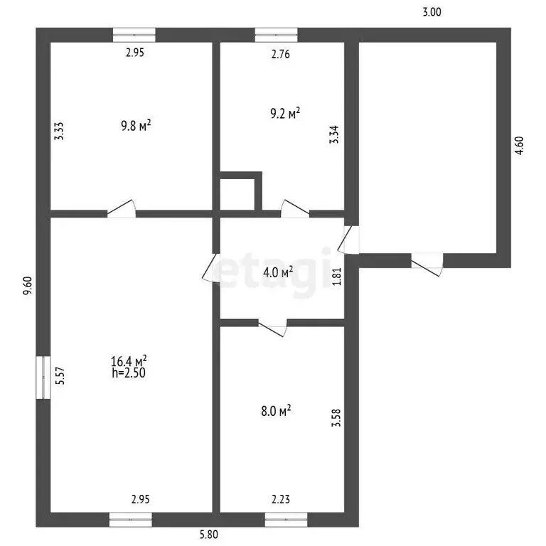 Дом в Тюменская область, Ишимский муниципальный округ, деревня ... - Фото 1