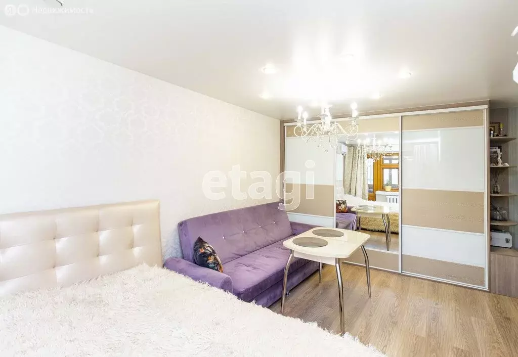 1-комнатная квартира: Тюмень, Индустриальная улица, 49 (30.7 м) - Фото 0