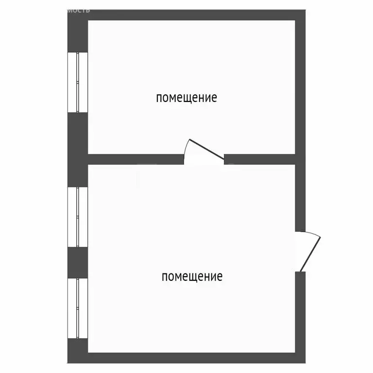Квартира-студия: Тюмень, улица Менжинского, 60 (27.7 м) - Фото 1