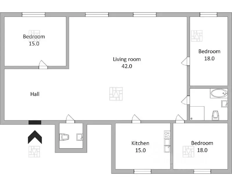 4-к кв. Москва Нащокинский пер., 6 (120.0 м) - Фото 2