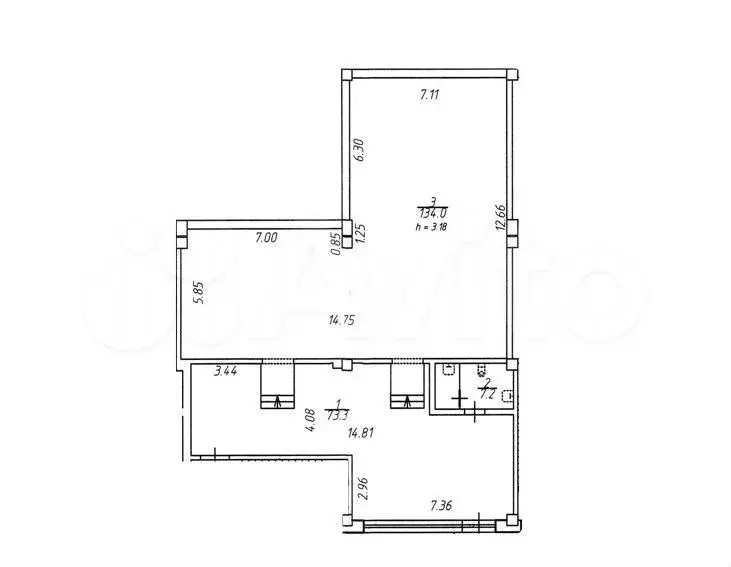 Продажа помещения свободного назначения 214 м2 - Фото 0