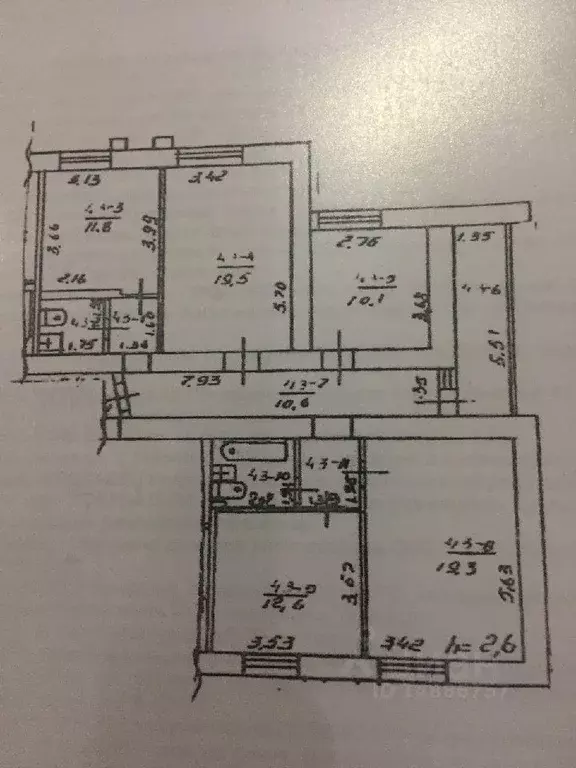 4-к кв. Крым, Симферополь ул. Залесская, 18 (105.0 м) - Фото 1