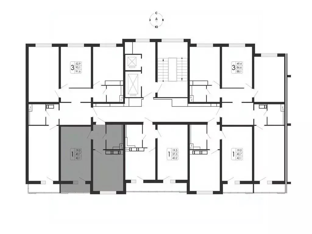 1-к кв. Воронежская область, Воронеж ул. Загоровского, 5/1 (42.1 м) - Фото 1