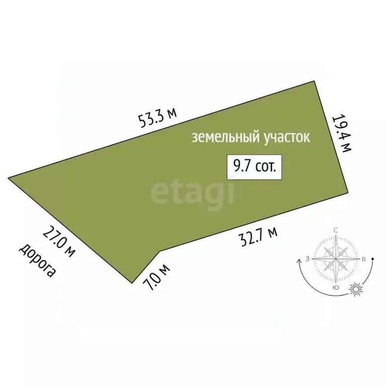 Участок в Тюменская область, Нижнетавдинский муниципальный округ, ... - Фото 2