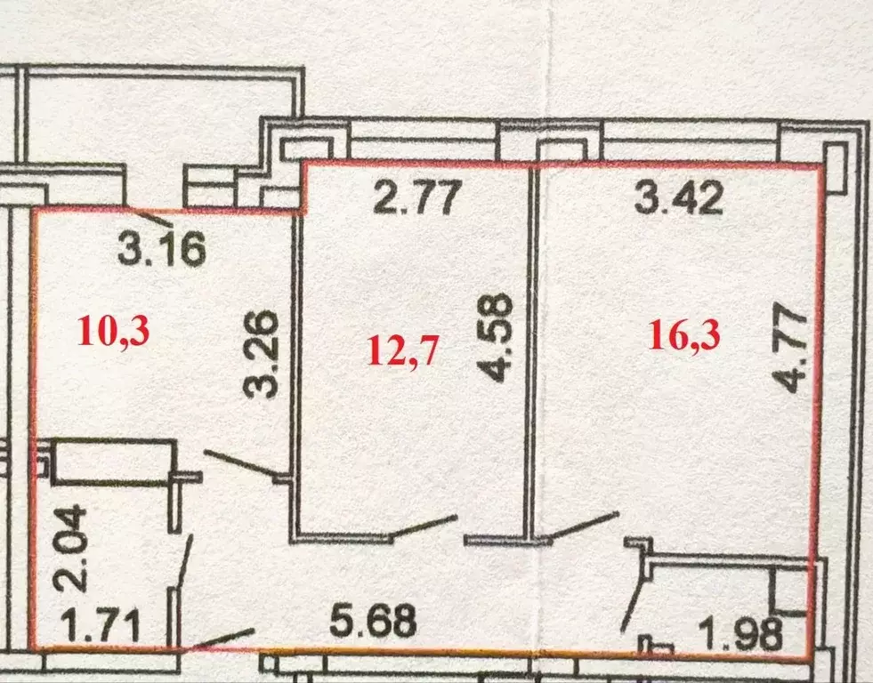 2-к кв. Курская область, Курск Береговая ул., 5 (52.1 м) - Фото 1