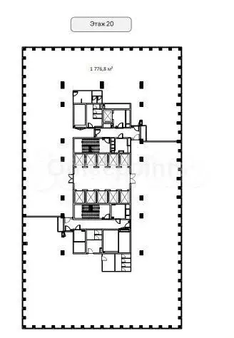 Офис 3553.6 кв.м - Фото 0