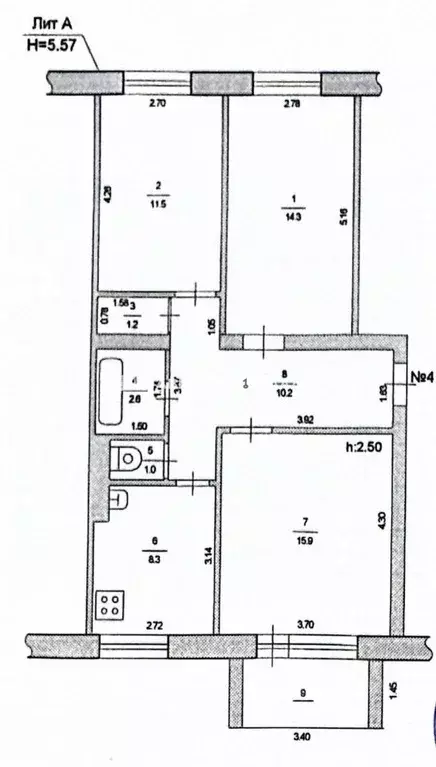 3-к кв. Челябинская область, Агаповский муниципальный округ, пос. ... - Фото 2