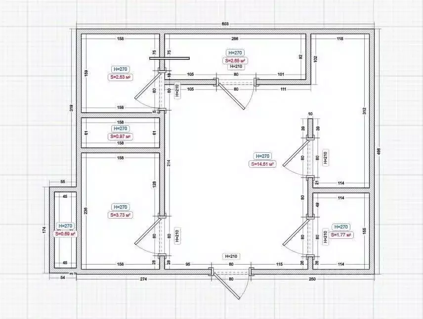 4-к кв. Ингушетия, Назрань Московская ул. (122.1 м) - Фото 2