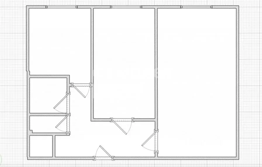 2-к кв. Коми, Сыктывкар городской округ, Краснозатонский пгт ул. ... - Фото 2