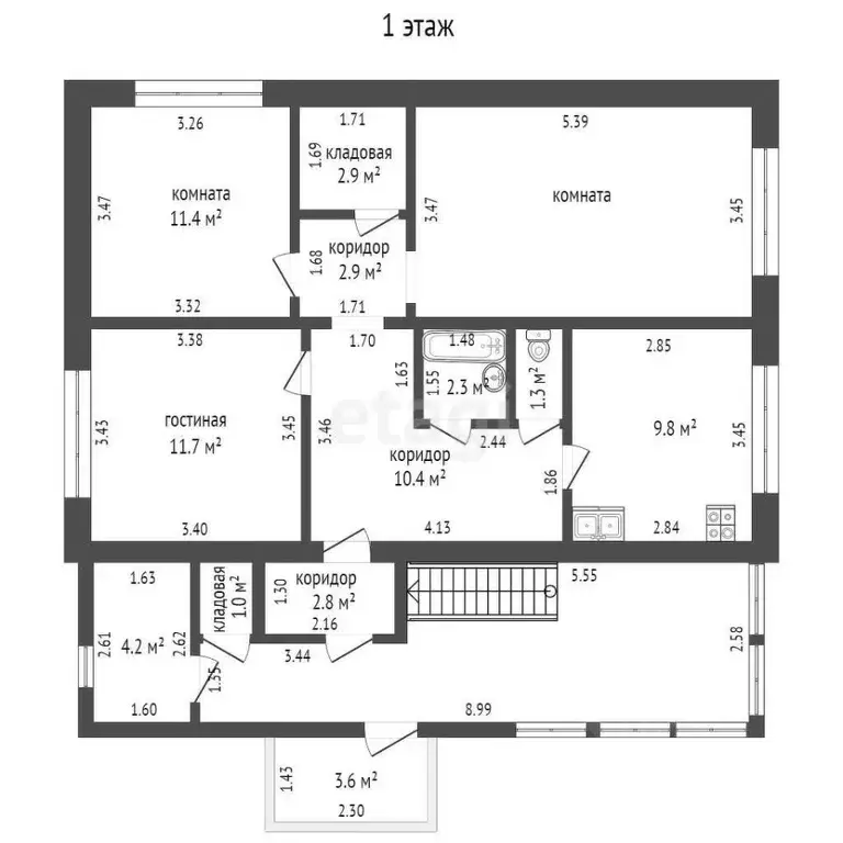 Дом в Тюменская область, Тюменский муниципальный округ, д. Зырянка ул. ... - Фото 2