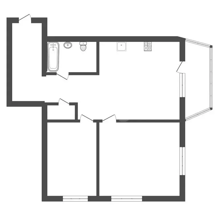 3-комнатная квартира: Алексин, улица Дружбы, 14 (59.4 м) - Фото 1