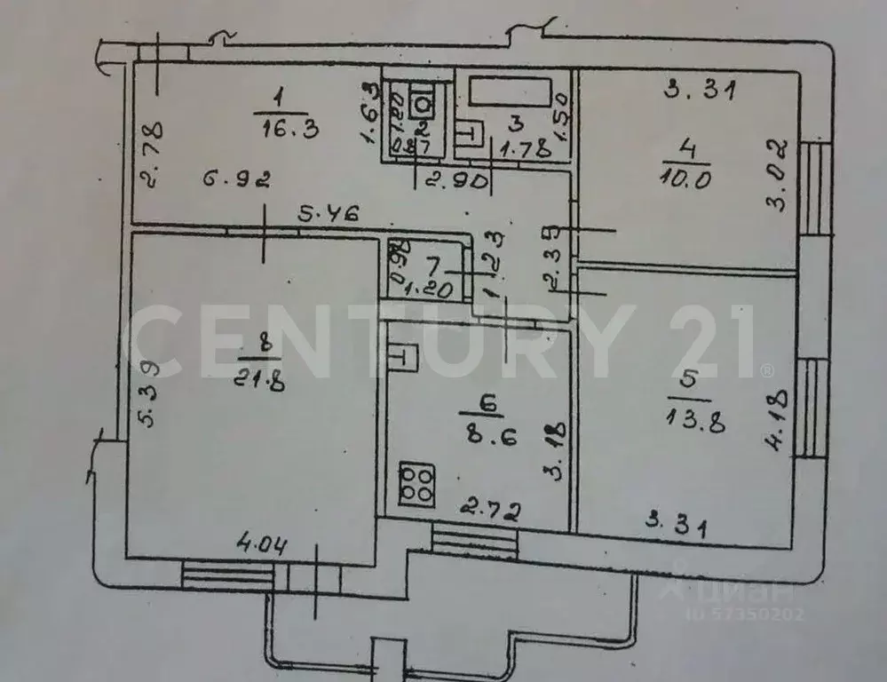 3-к кв. Липецкая область, Липецк ул. Доватора, 61 (81.7 м) - Фото 2