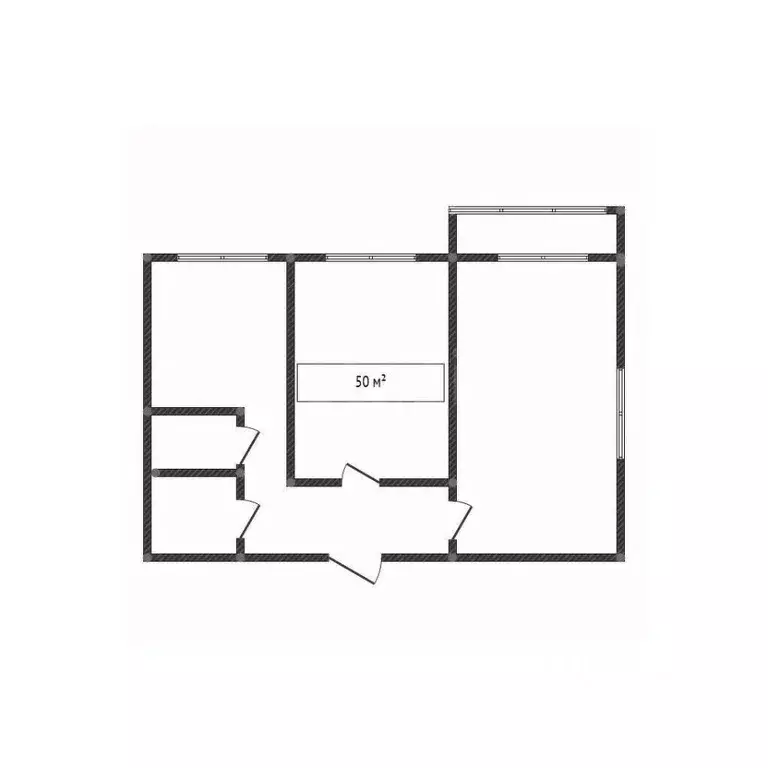 2-к кв. Алтайский край, Барнаул Взлетная ул., 36А (50.0 м) - Фото 2