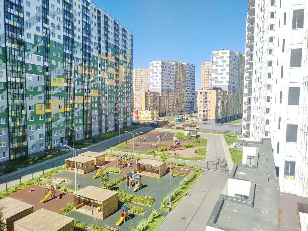 1-к кв. Ленинградская область, Мурино Всеволожский район, бул. ... - Фото 0