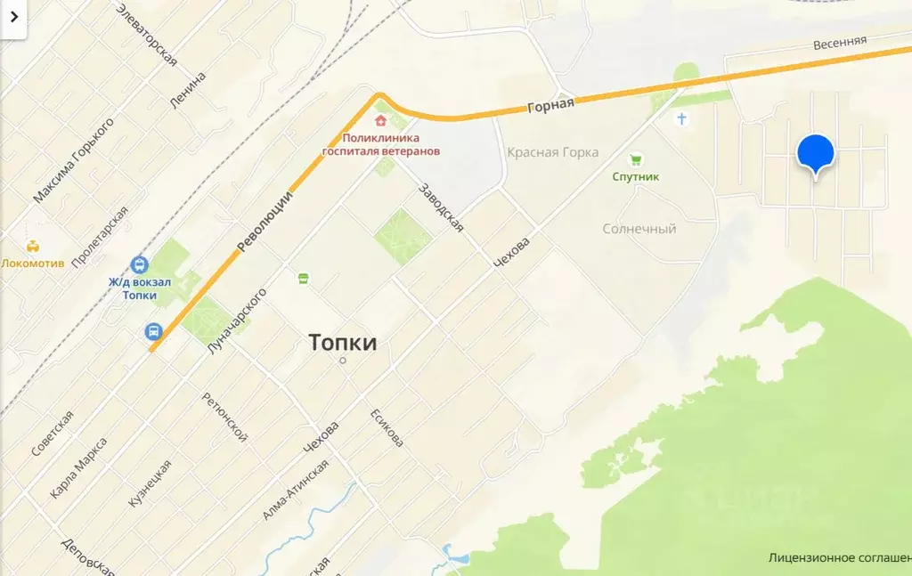 Участок в Кемеровская область, Топки Соборная ул., 89 (12.41 сот.) - Фото 2