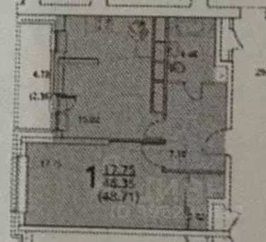 2-к кв. Москва 6-я Радиальная ул., вл7к28 (46.35 м) - Фото 0