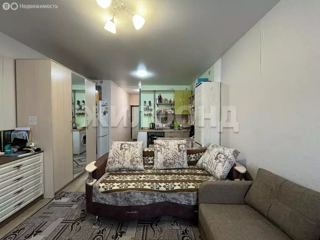 Квартира-студия: посёлок Октябрьский, улица Согласия, 1 (31.1 м) - Фото 1