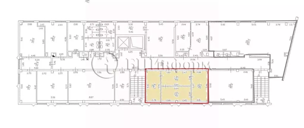 Офис в Санкт-Петербург просп. Непокоренных, 17к4с1 (69 м) - Фото 2