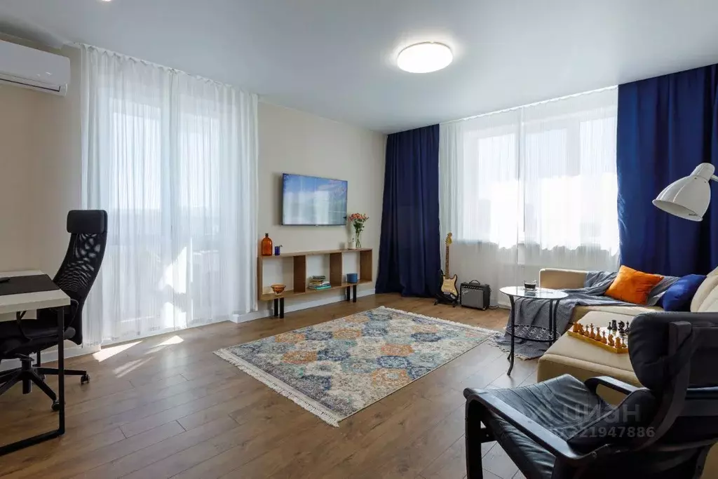 3-к кв. Самарская область, Самара Пролетарская ул., 150 (84.7 м) - Фото 1