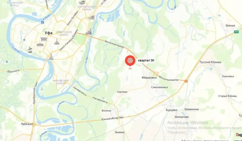 Участок в Республика Башкортостан, городской округ Уфа, деревня ... - Фото 2