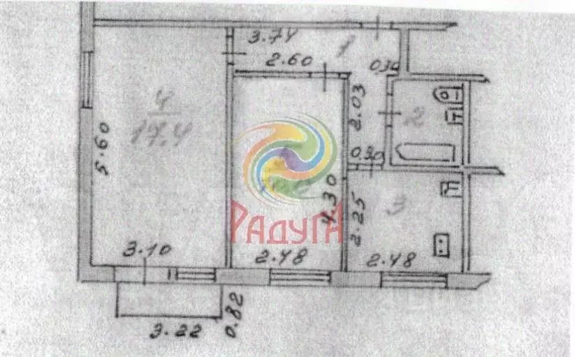 2-к кв. Ивановская область, Иваново Новая ул., 4 (45.0 м) - Фото 2