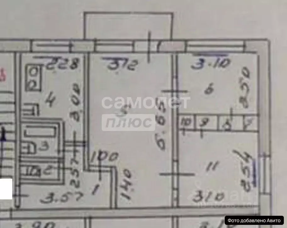 3-к кв. Липецкая область, Липецк ул. Филипченко, 4/1 (48.0 м) - Фото 2