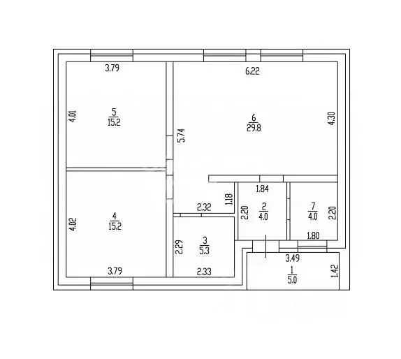 Дом в Алтайский край, Первомайский район, с. Фирсово, Рощино мкр ул. ... - Фото 2
