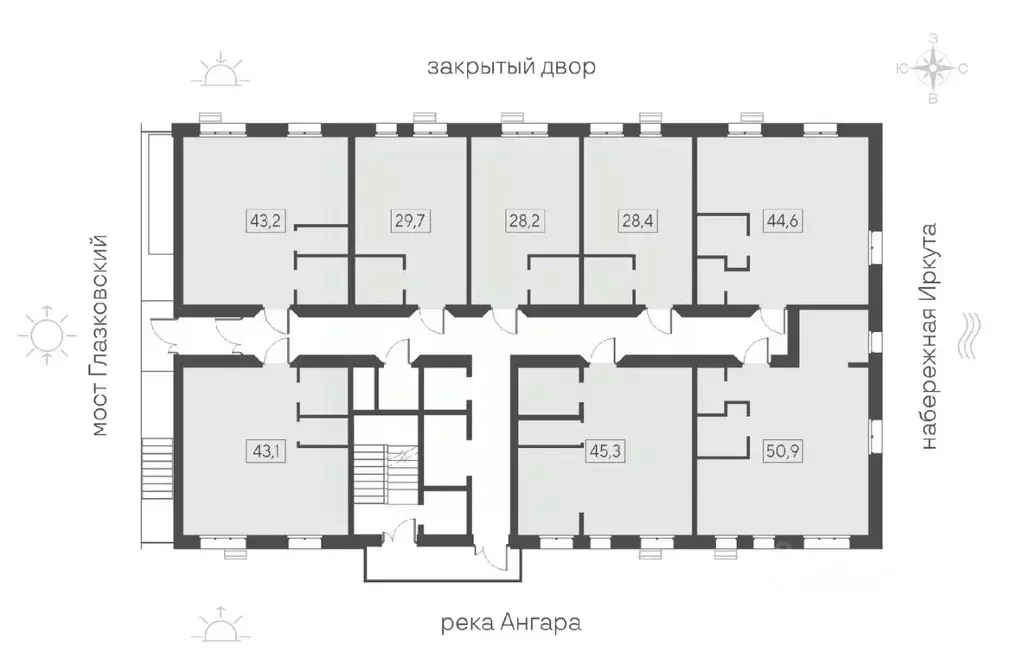 1-к кв. Иркутская область, Иркутск Затон кв-л, Затон жилой комплекс ... - Фото 2