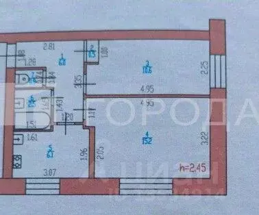 2-к кв. Алтайский край, Первомайский район, с. Зудилово Школьная ул., ... - Фото 2