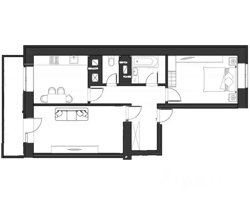2-к кв. Московская область, Орехово-Зуевский городской округ, д. ... - Фото 2
