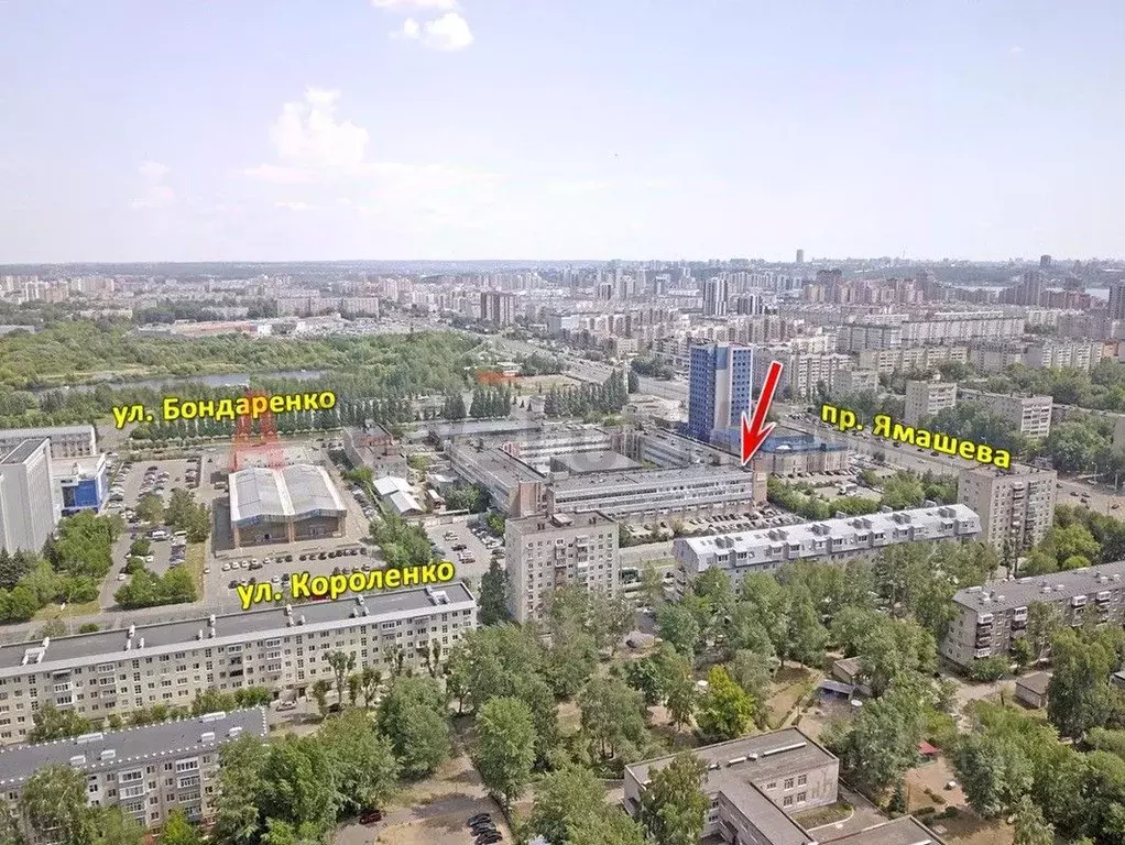 Помещение свободного назначения в Татарстан, Казань просп. Ямашева, 36 ... - Фото 2