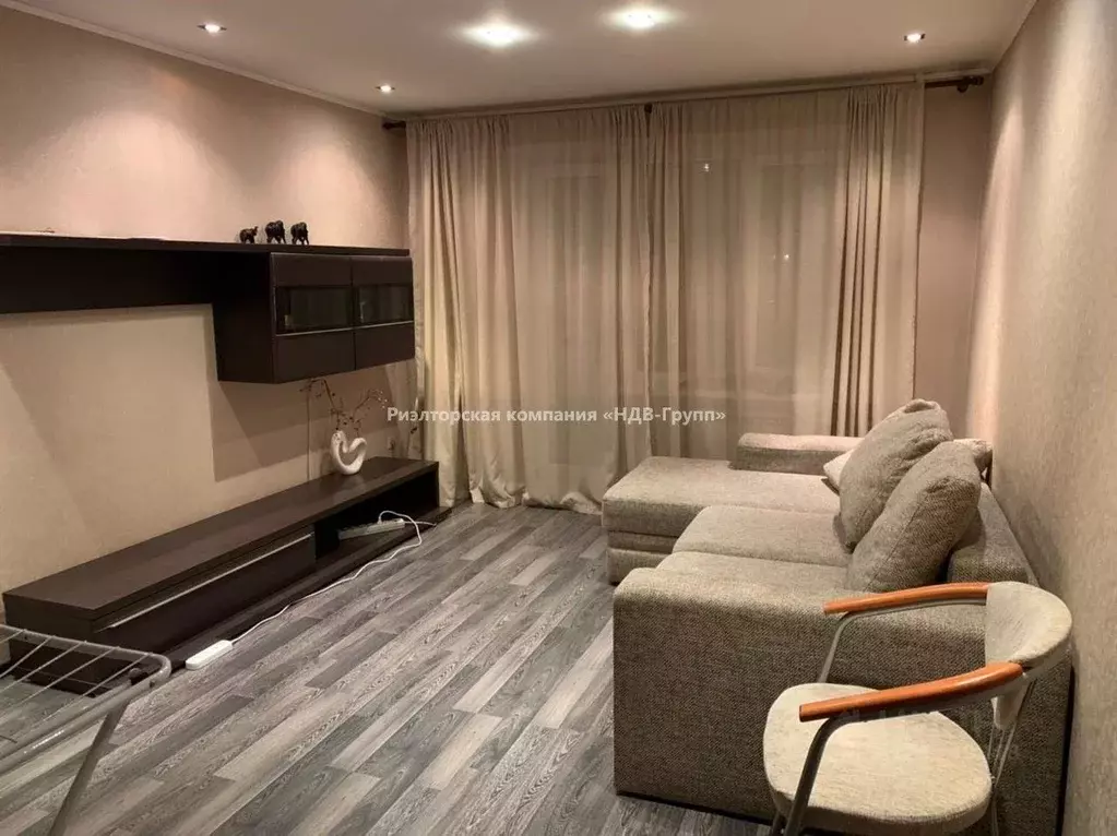 1-к кв. Хабаровский край, Хабаровск Саратовская ул., 10Б (35.0 м) - Фото 1