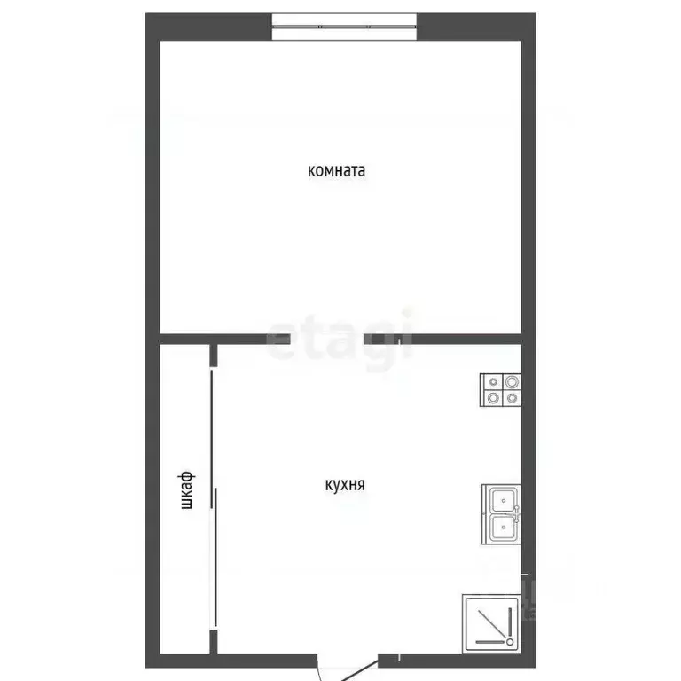 Комната Тюменская область, Тюмень Одесская ул., 18 (19.3 м) - Фото 2