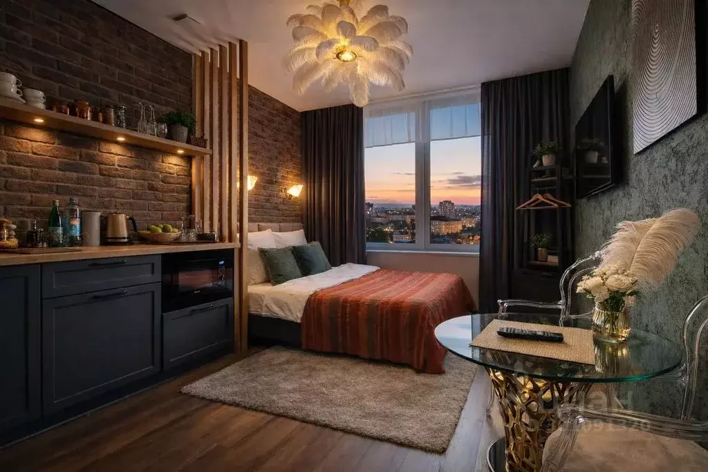 Студия Ярославская область, Ярославль ул. Городской Вал, 15к1 (26.0 м) - Фото 1