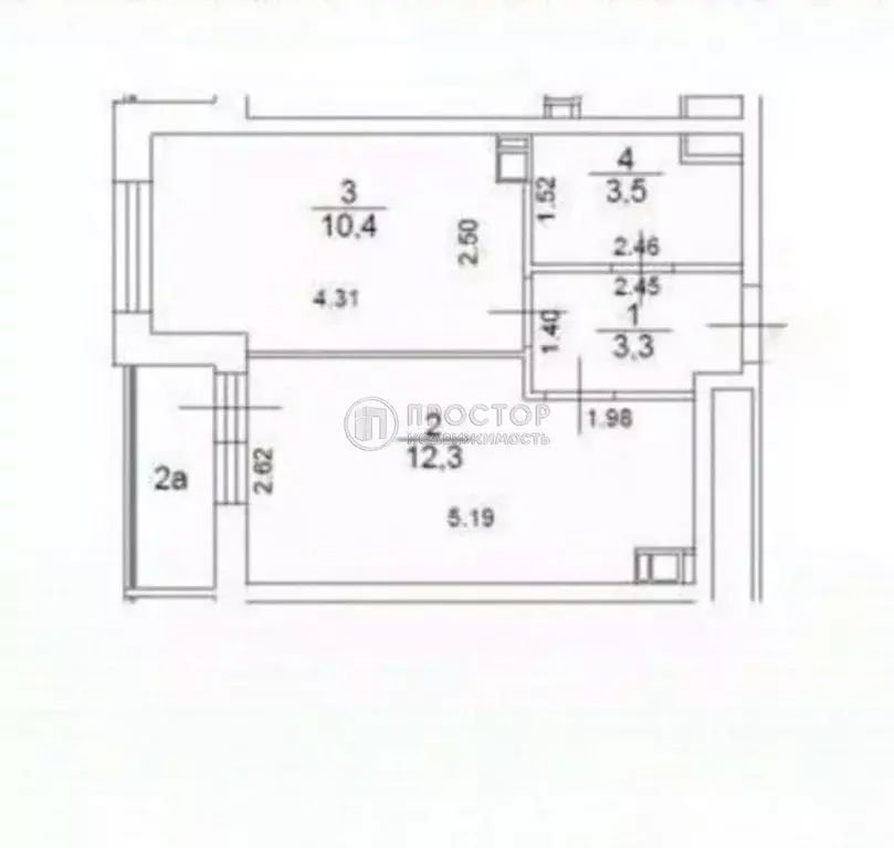 1-к кв. Москва Сосенское поселение, просп. Куприна, 38к2 (31.0 м) - Фото 2