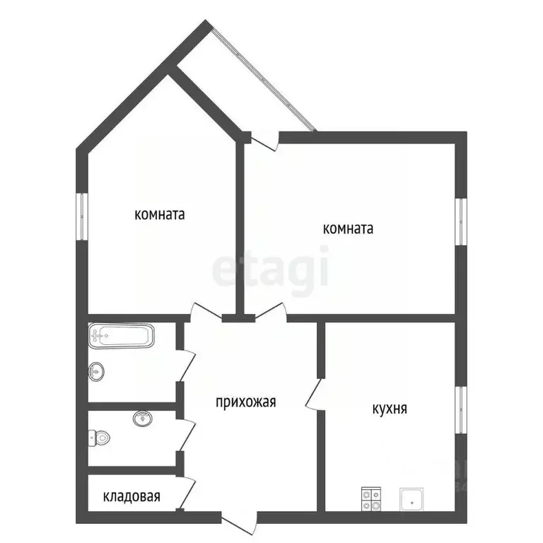 2-к кв. Воронежская область, Воронеж ул. Шишкова, 107а (75.7 м) - Фото 1