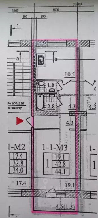 1-к кв. Ленинградская область, Выборгский район, Рощино пгт ул. ... - Фото 2