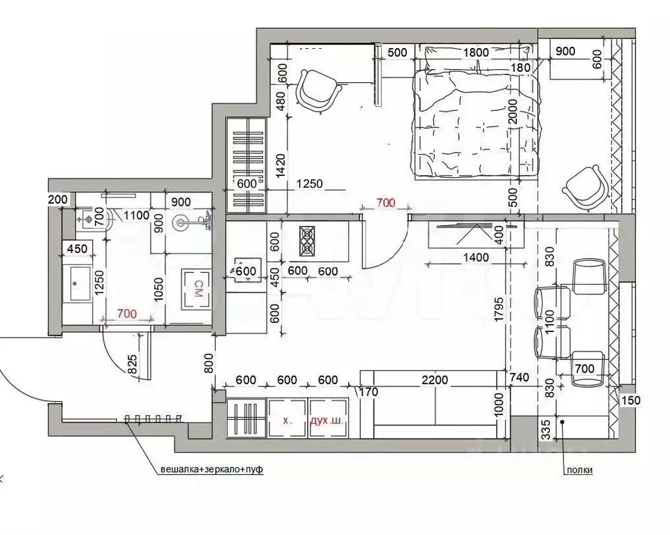 1-к кв. Крым, Ялта ш. Южнобережное, 2В (38.0 м) - Фото 1