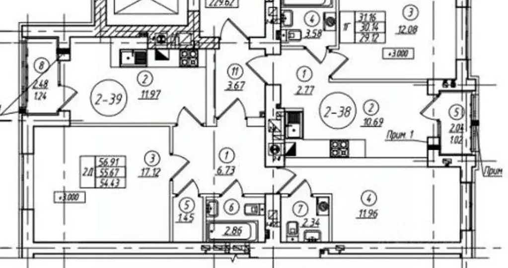 2-к кв. Калининградская область, Калининград Коммунистическая ул., 26 ... - Фото 2