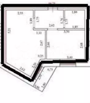1-к. квартира, 33 м, 4/5 эт. - Фото 0