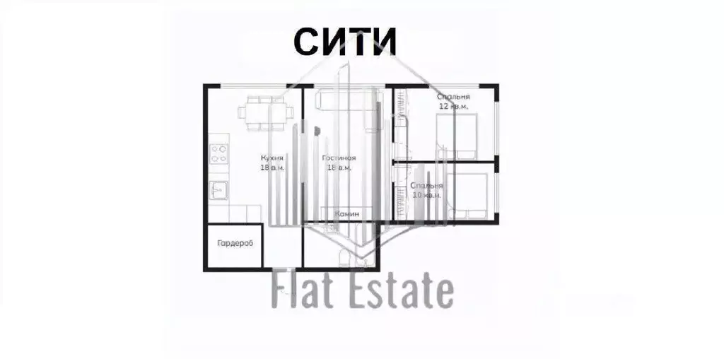 3-к кв. Москва Шмитовский проезд, 39к6 (70.0 м) - Фото 2