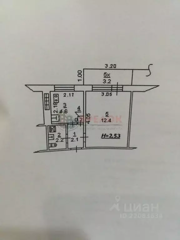 1-к кв. Ростовская область, Ростов-на-Дону Северный мкр, просп. ... - Фото 2