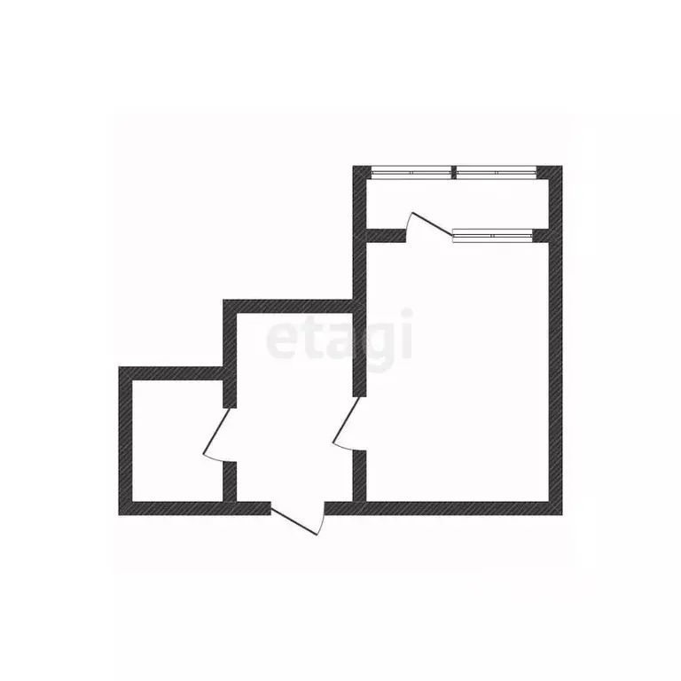 Студия Краснодарский край, Краснодар ул. Душистая, 23 (27.5 м) - Фото 2