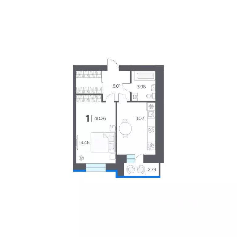 1-к кв. Рязанская область, Рязанский район, Дядьковское с/пос, с. ... - Фото 1