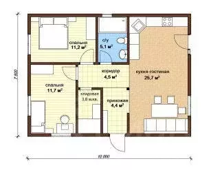 Дом в Крым, Сакский район, с. Геройское  (75 м) - Фото 2