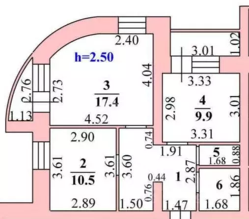 2-к кв. Липецкая область, Липецк ул. Космонавтов, 92 (52.9 м) - Фото 1