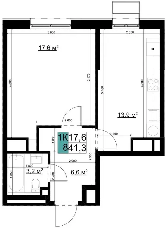 1-комнатная квартира: Одинцово, Можайское шоссе, 98 (41.3 м) - Фото 0