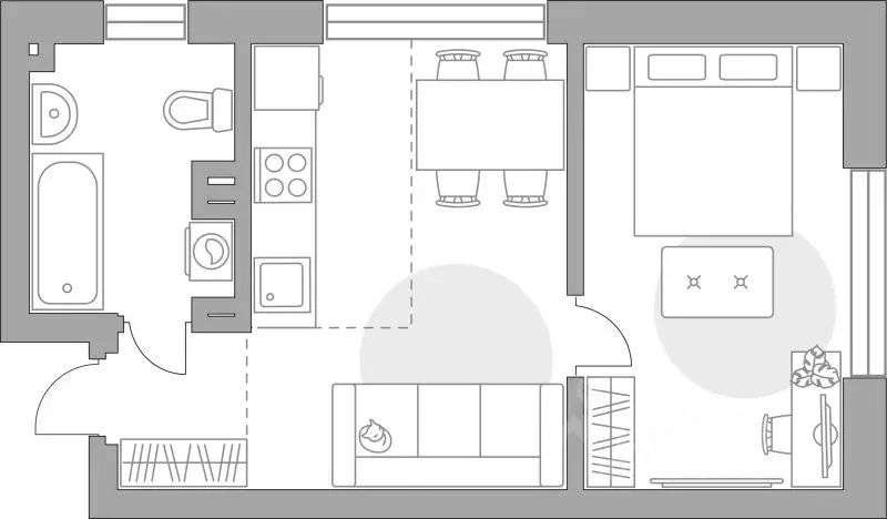2-к кв. Башкортостан, Уфа Зеленая Роща жилрайон, Лесная Симфония жилой ... - Фото 1