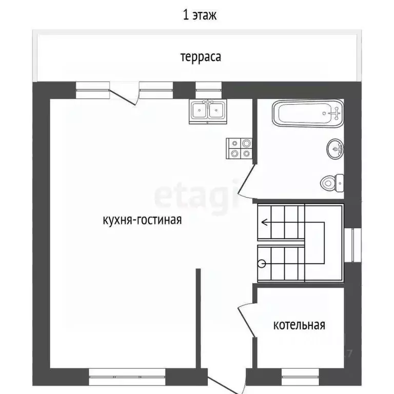 Дом в Севастополь Орешек ТСН, 52А (150 м) - Фото 2