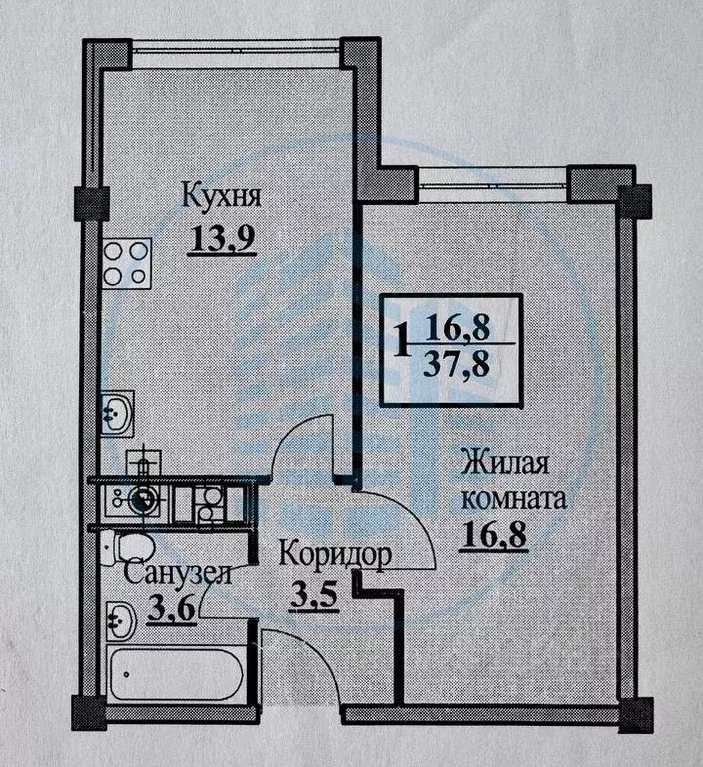 1-к кв. Ставропольский край, Ессентуки Просторная ул., 15к4 (38.0 м) - Фото 2